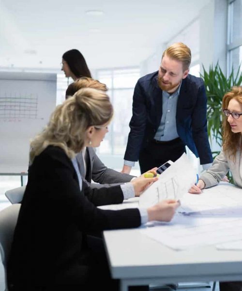 Business meeting and teamwork by business people